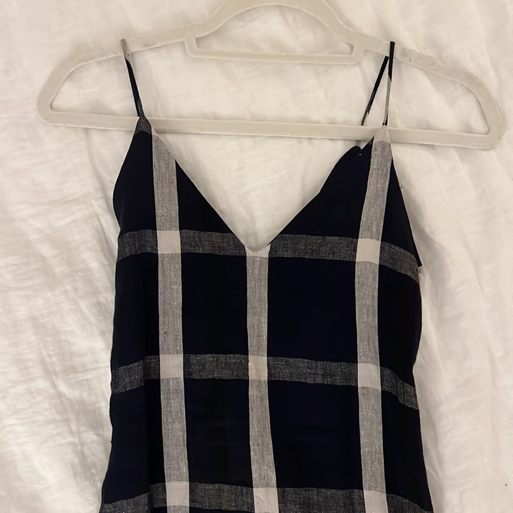 Reformation Plaid Midi Dress
